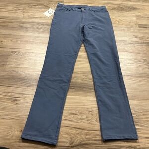 Radmor Five-O Knit Golf Pant Stretch Cotton Light Blue Mens 34x32 $128 NWT